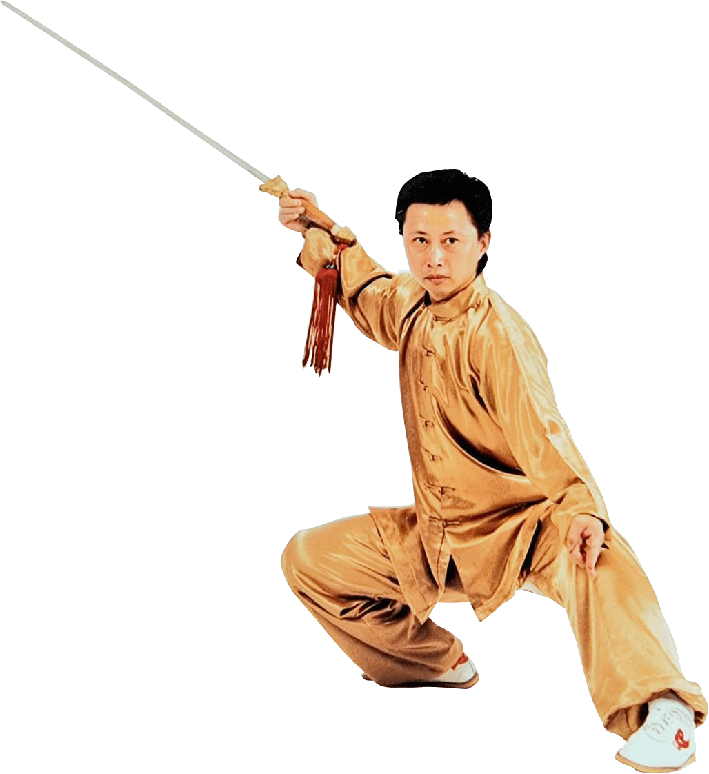 Liu Ming practicando Tai Chi